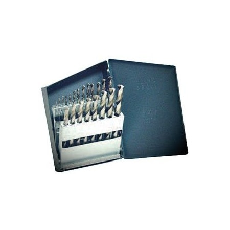 Champion Cutting Tool 21 Piece 705LH Left Hand Jobber Drill Set, 1/16in - 3/8in by 64ths, Champion CHA 121LH